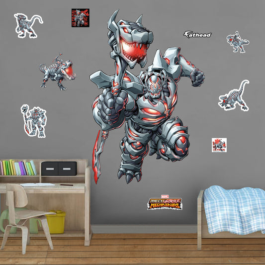 Mech Strike: Mechasaurs: Ultron Primeval RealBigs        - Officially Licensed Marvel Removable     Adhesive Decal