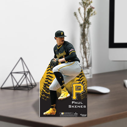 Paul Skenes - Mini Stand Out - Official MLB - Pittsburgh Pirates - Cardstock Cutout