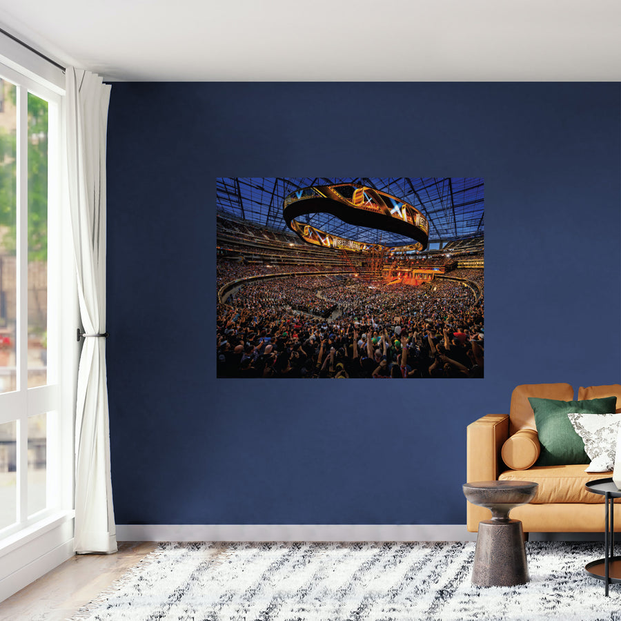 Wrestlemania Hollywood - Peel & Stick Poster - Official WWE - Reusable Vinyl Wall Decal