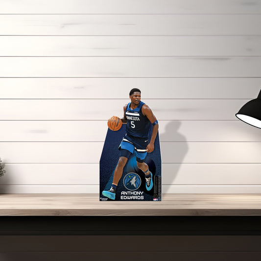 Minnesota Timberwolves: Anthony Edwards Mini   Cardstock Cutout  - Officially Licensed NBA    Stand Out