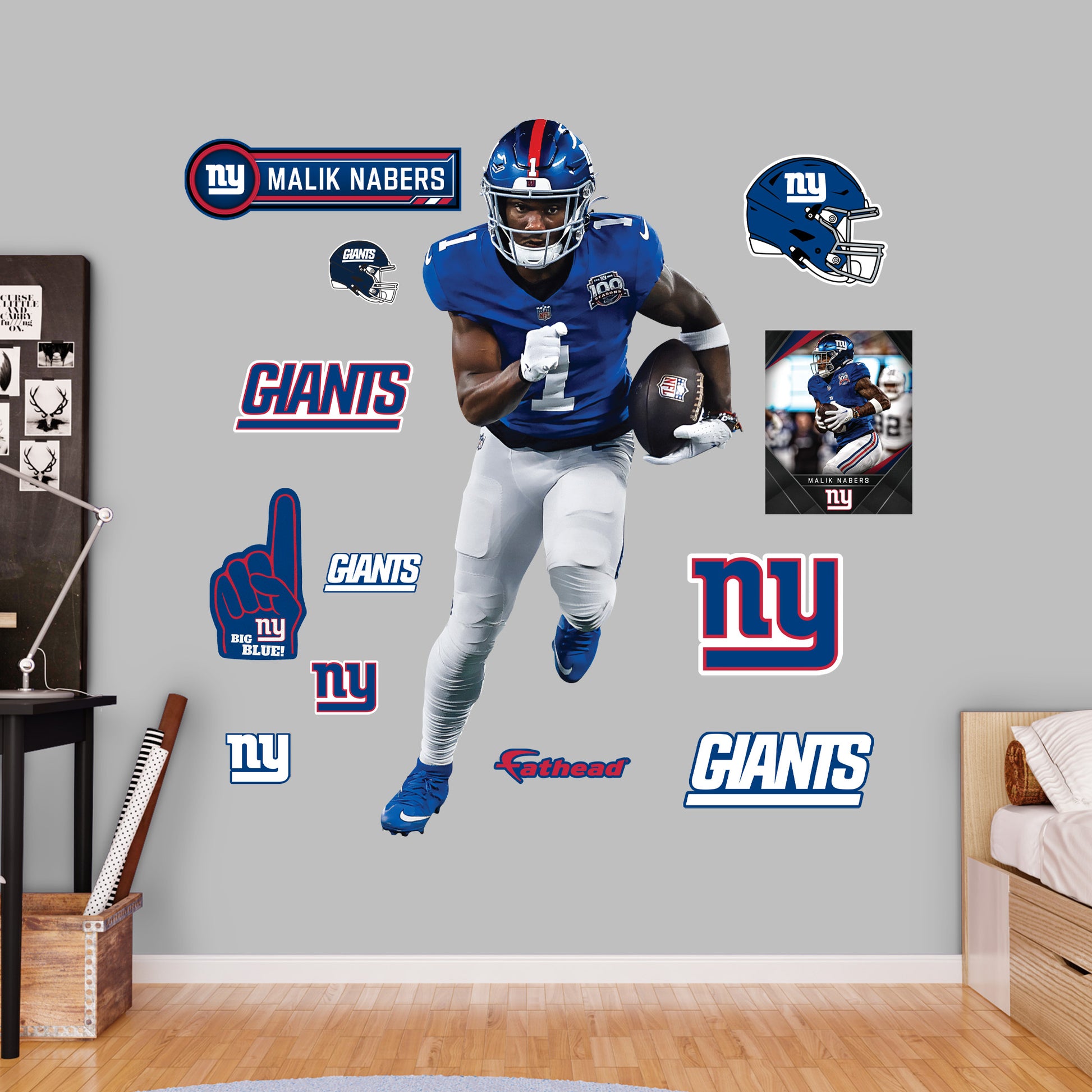 Life-Size Athlete +13 Decals  (39.5"W x 78"H) 