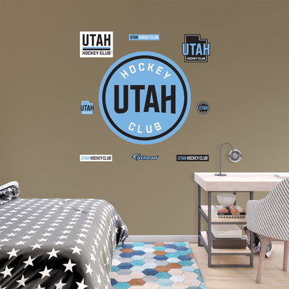 Utah Hockey Club - RealBig Logo Collection - Official NHL - Reusable Vinyl Wall Decals