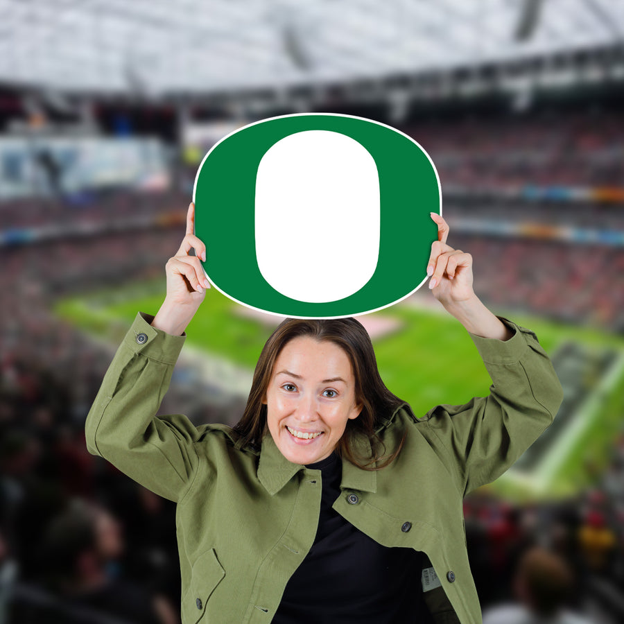 Foamcore Logo - Big Head - Official NCAA - Oregon Ducks - Foam Core Cutout