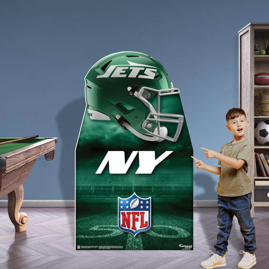 New York Jets Helmet - Life-Size Stand Out - Official NFL - Foam Core Cutout