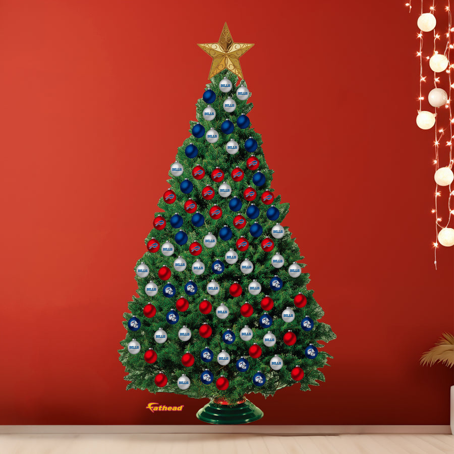 Buffalo Bills - Decorate Your Own Christmas Tree - Official NFL - Reusable Vinyl Wall Decals