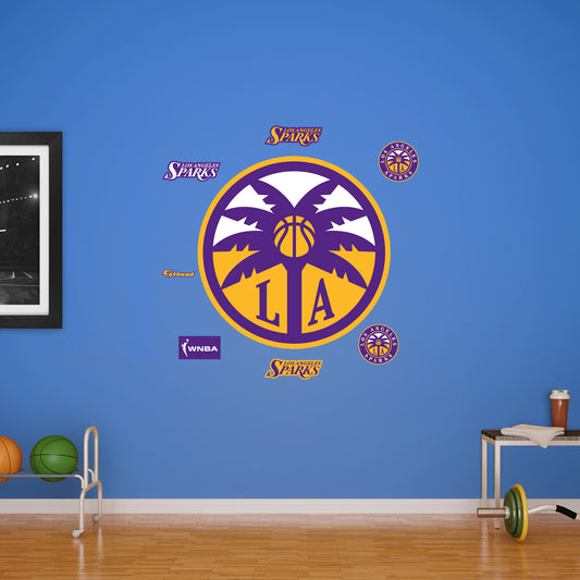 Los Angeles Sparks:   Logo        - Officially Licensed WNBA Removable     Adhesive Decal