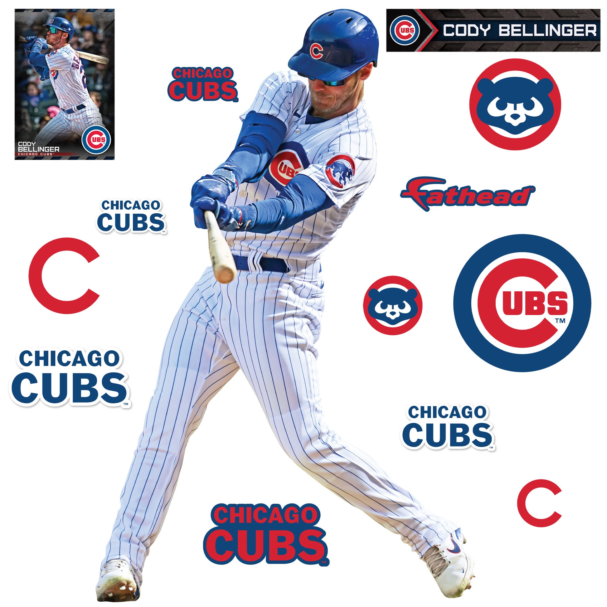 Chicago Cubs: Cody Bellinger 2023 - Officially Licensed MLB Removable –  Fathead