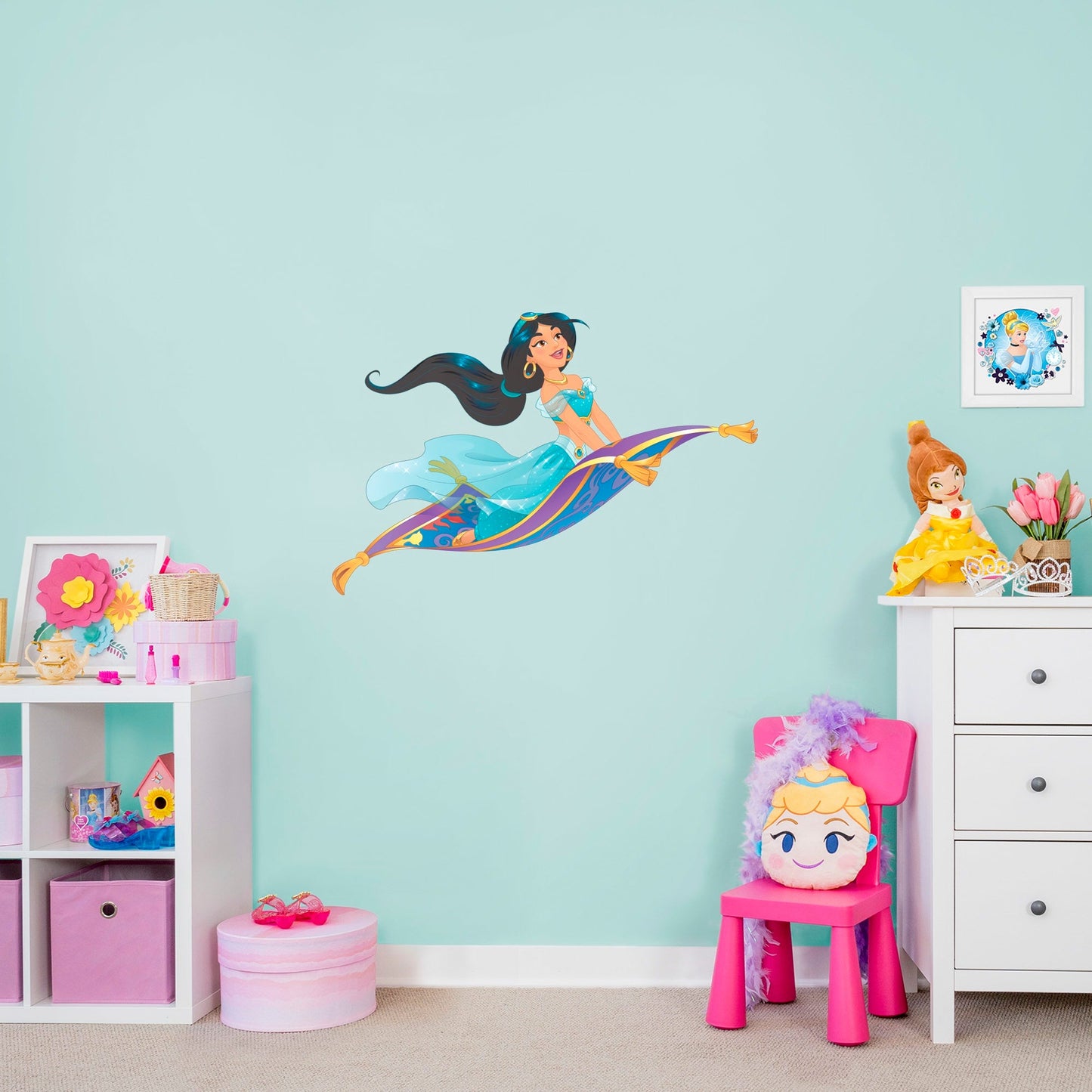 Jasmine: Flying Carpet Ride - Officially Licensed Disney Removable Wall Decal