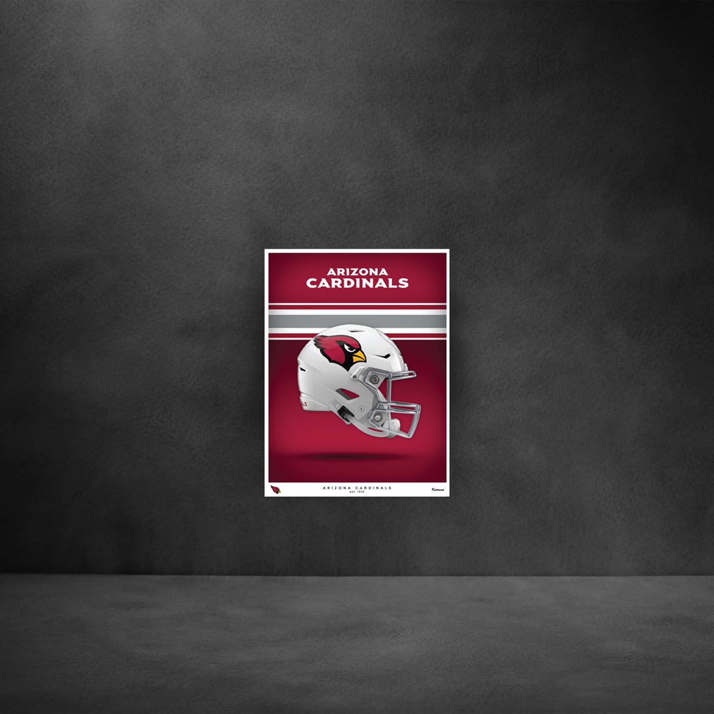 Arizona Cardinals - Helmet Series - Peel & Stick Poster - Official NFL - Reusable Vinyl Wall Decal