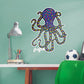 Dream Big Art:  Octopus Icon        - Officially Licensed Juan de Lascurain Removable     Adhesive Decal