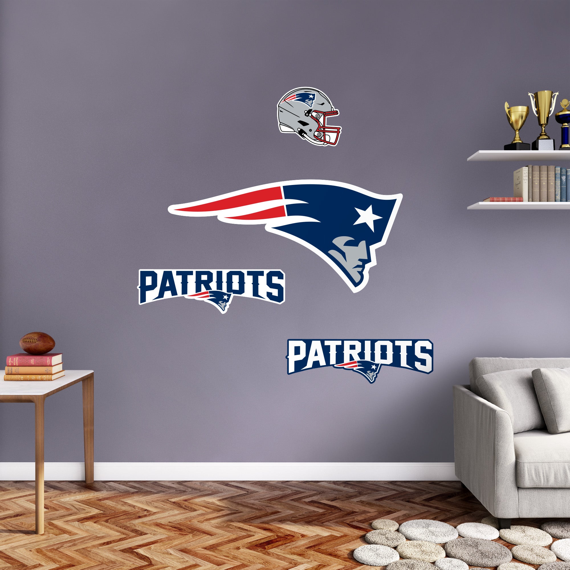 New England Patriots - RealBig Logo Collection - Official NFL - Reusab ...