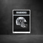 Las Vegas Raiders - Helmet Series - Peel & Stick Poster - Official NFL - Reusable Vinyl Wall Decal