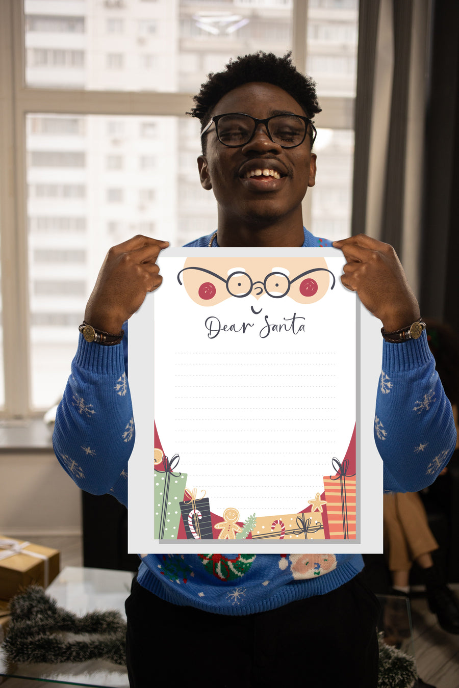 Christmas:  Gingerbread        -      Dry Erase Foam Core