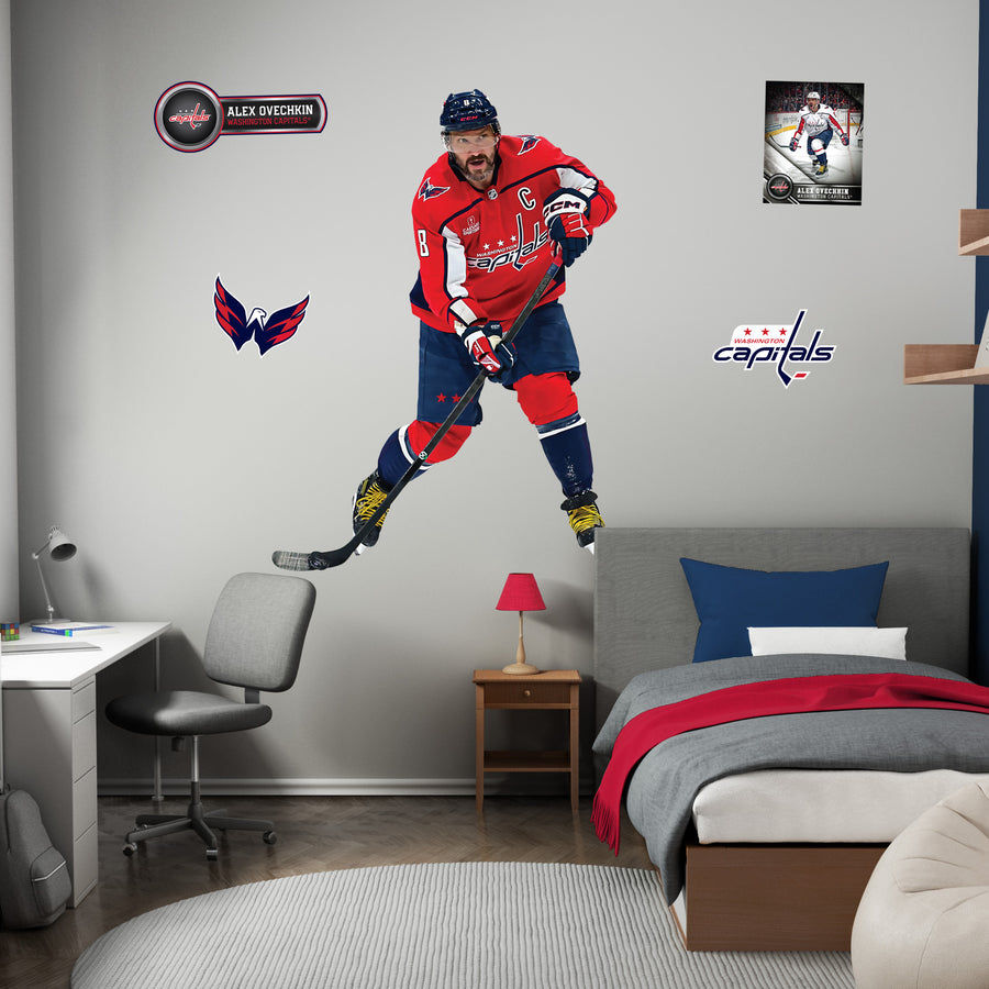 Alex Ovechkin - Realbig Collection - Official NHL - Washington Capitals - Reusable Vinyl Wall Decals