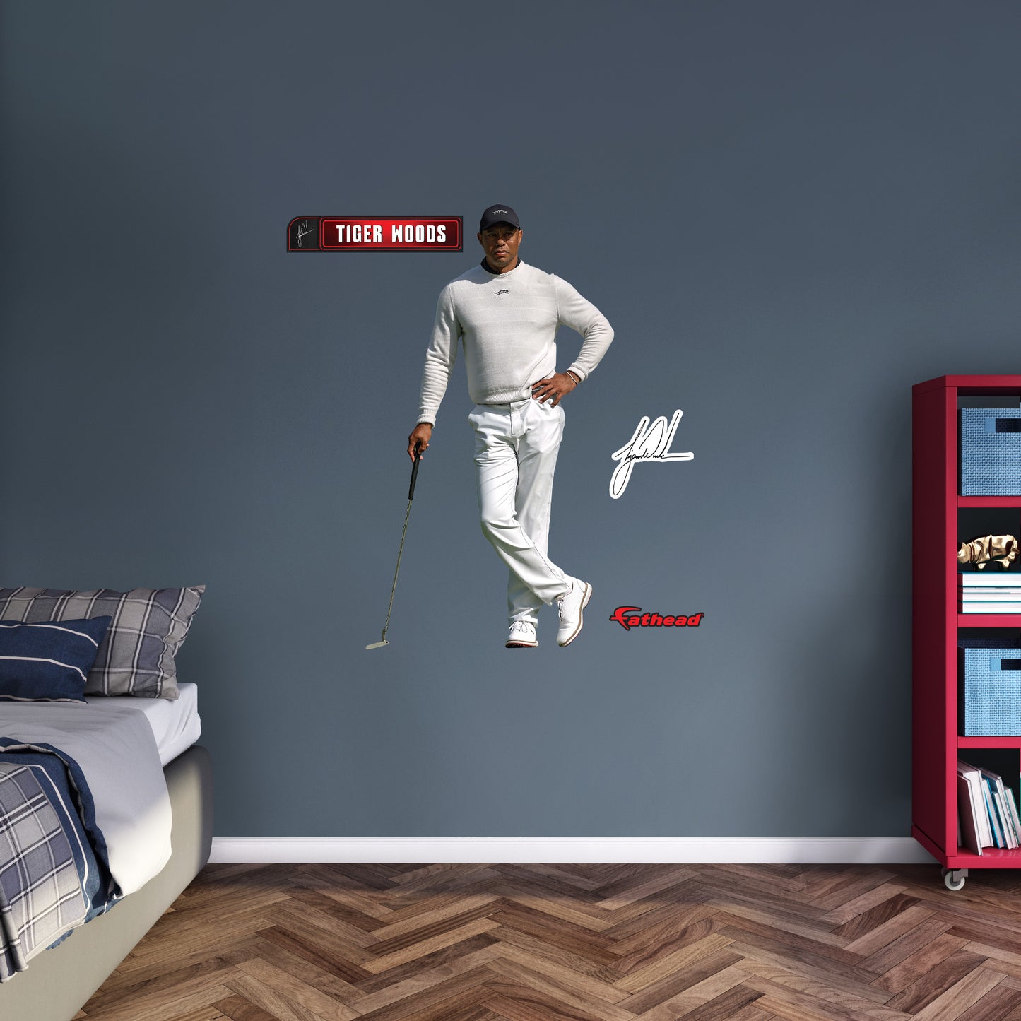Tiger Woods         - Officially Licensed Removable     Adhesive Decal