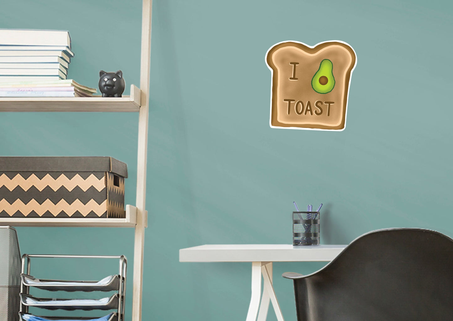 I Love Avocado Toast        - Officially Licensed Big Moods Removable     Adhesive Decal