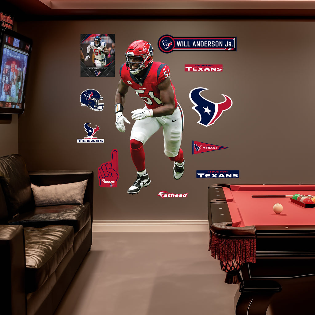 Life-Size Athlete +10 Decals  (33"W x 74"H)