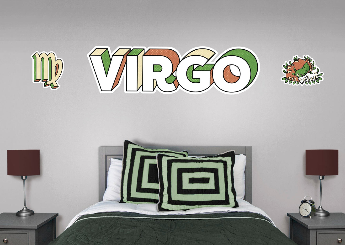 Zodiac: Virgo         - Officially Licensed Big Moods Removable     Adhesive Decal