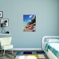 Mario Kart: Sharp Turn Mural        -   Removable     Adhesive Decal