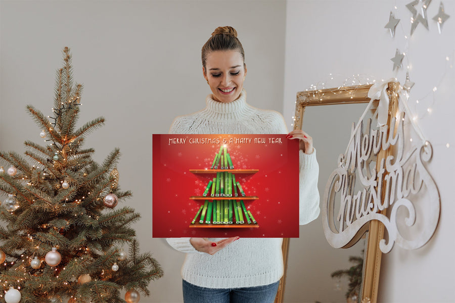 Calendars:  Books on a Shelf Calendar        -      Dry Erase Foam Core