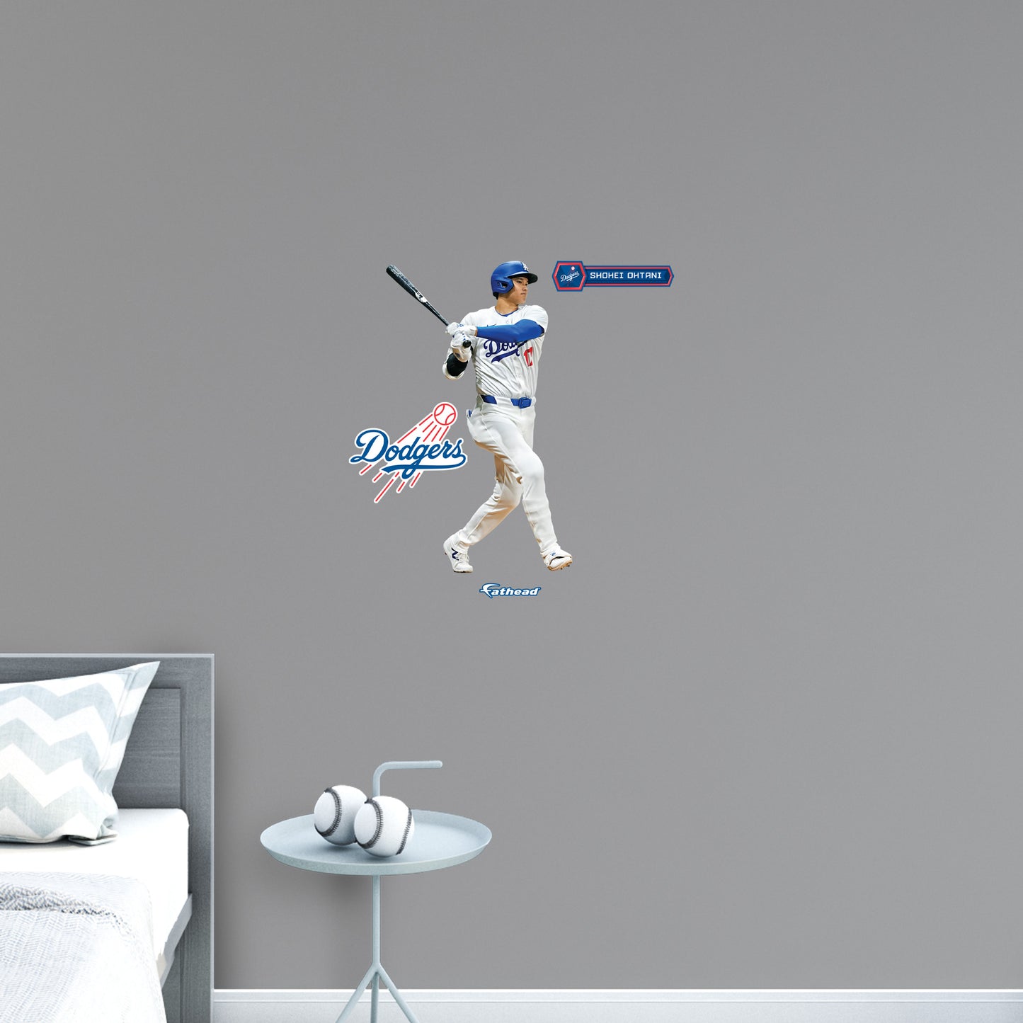 Los Angeles Dodgers: Shohei Ohtani Home        - Officially Licensed MLB Removable     Adhesive Decal