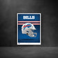 Buffalo Bills - Helmet Series - Peel & Stick Poster - Official NFL - Reusable Vinyl Wall Decal