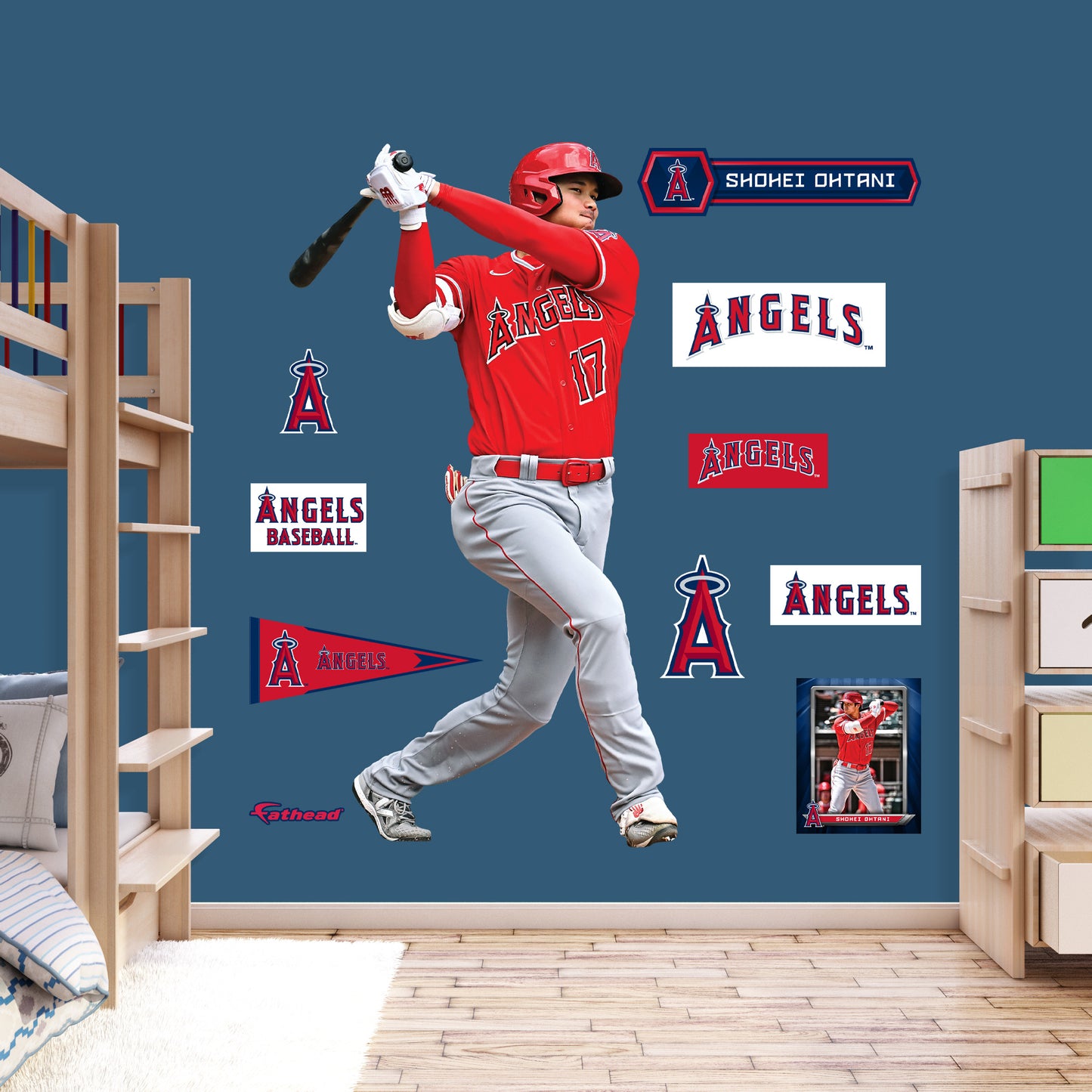 Los Angeles Angels: Shohei Ohtani 2023        - Officially Licensed MLB Removable     Adhesive Decal
