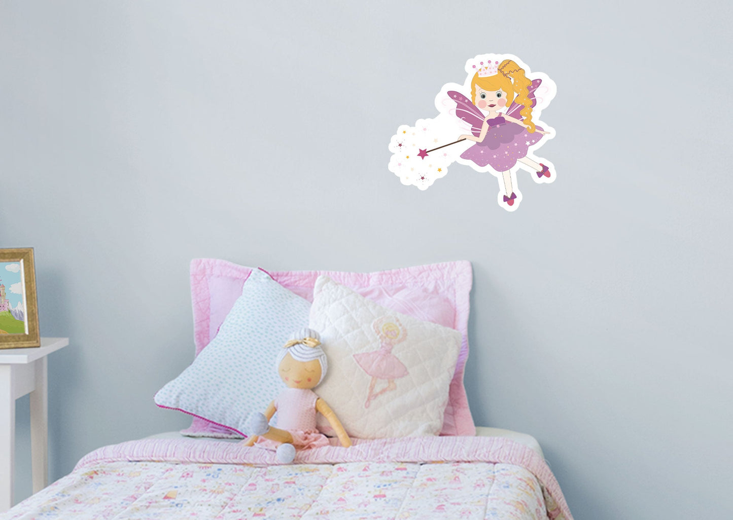 Nursery:  Stardust Princess Icon        -   Removable     Adhesive Decal