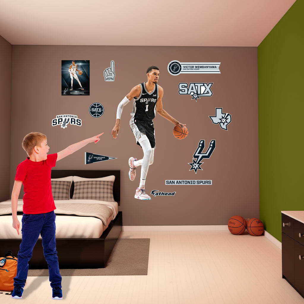 Life-Size Athlete +11 Decals  (44"W x 78"H)