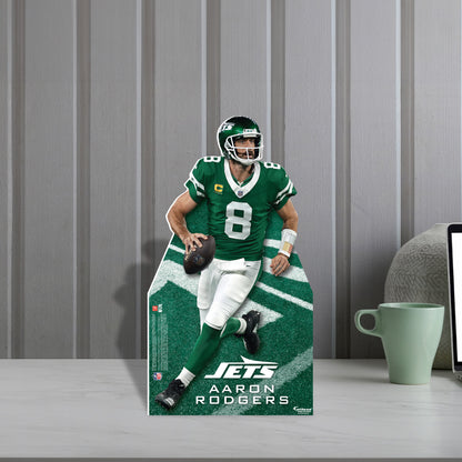 Aaron Rodgers - Mini Stand Out - Official NFL - New York Jets - Cardstock Cutout