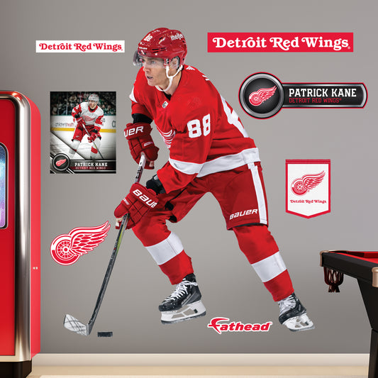 Detroit Red Wings: Patrick Kane         - Officially Licensed NHL Removable     Adhesive Decal