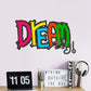 Dream Big Art:  Dream Big Icon        - Officially Licensed Juan de Lascurain Removable     Adhesive Decal