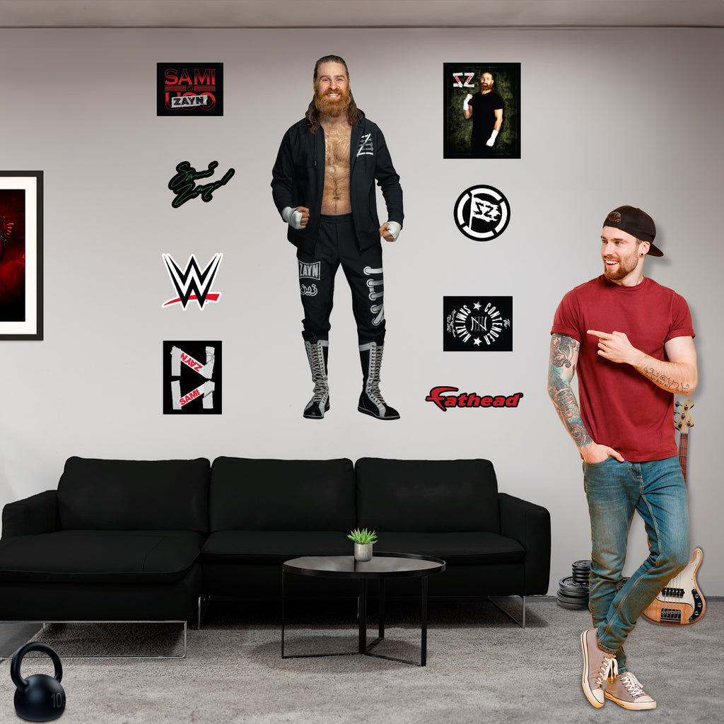 Life-Size Athlete +8 Decals  (28"W x 78"H) 