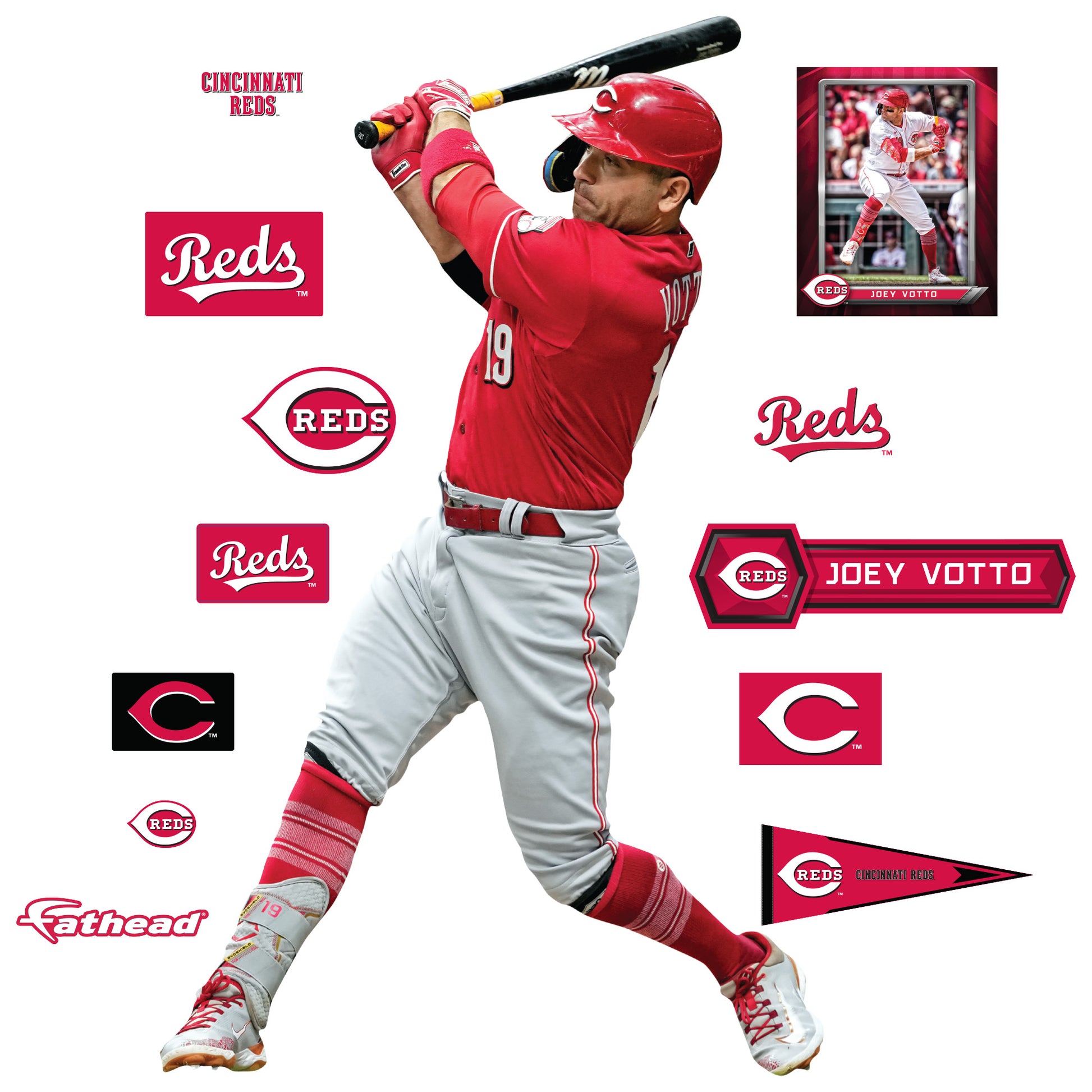 Cincinnati Reds: Joey Votto 2023 - Officially Licensed MLB Removable A –  Fathead