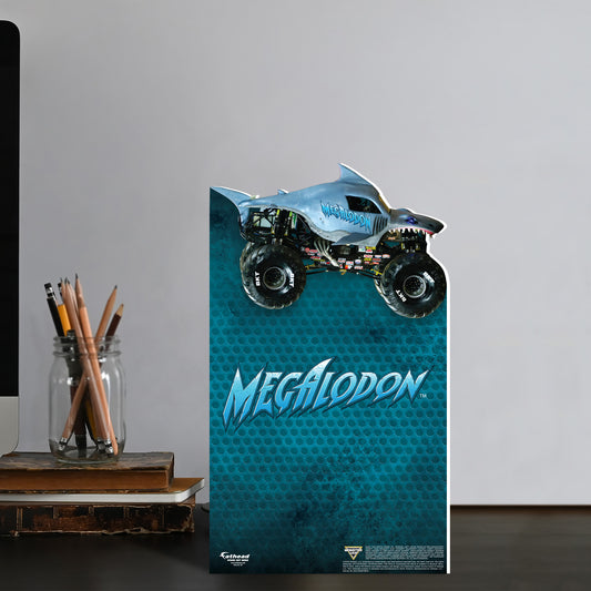 Megalodon   Mini   Cardstock Cutout  - Officially Licensed Monster Jam    Stand Out
