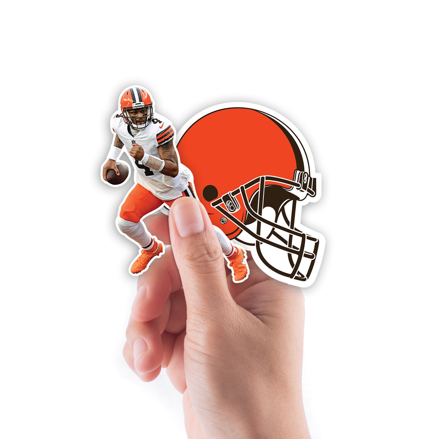 Cleveland Browns: Deshaun Watson 2023 Minis        - Officially Licensed NFL Removable     Adhesive Decal