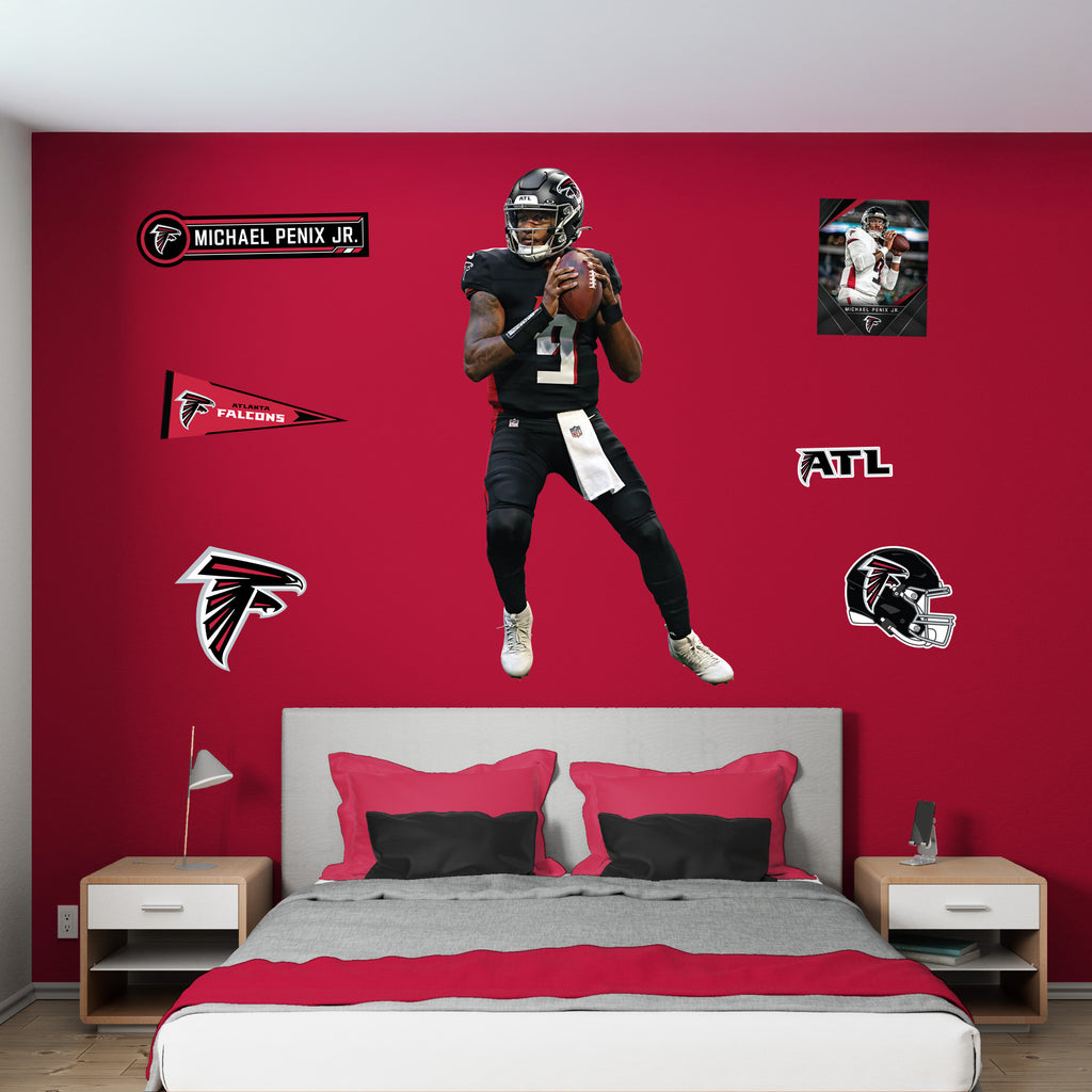 Life-Size Athlete +12 Decals  (41"W x 78"H) 