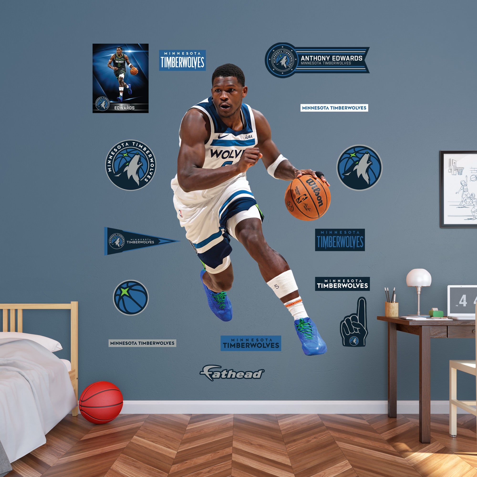 Anthony Edwards - RealBig Association Jersey Collection - Official NBA ...