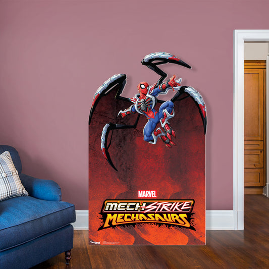 Mech Strike: Mechasaurs: Spider Man Life-Size   Foam Core Cutout  - Officially Licensed Marvel    Stand Out