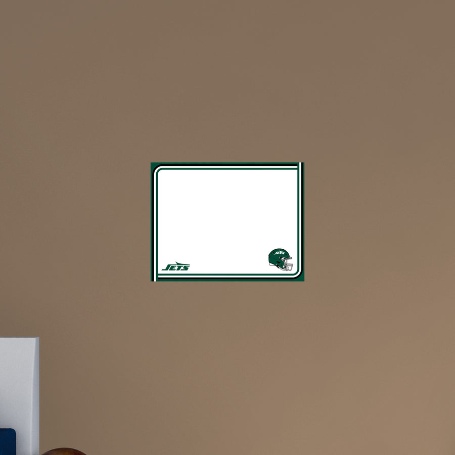 New York Jets - Dry Erase Whiteboard - Official NFL - Reusable Vinyl Wall Decal