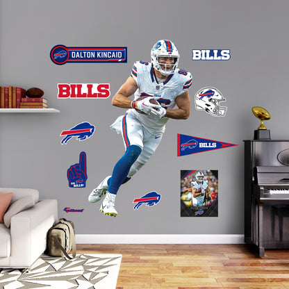 Buffalo Bills: Dalton Kincaid         - Officially Licensed NFL Removable     Adhesive Decal