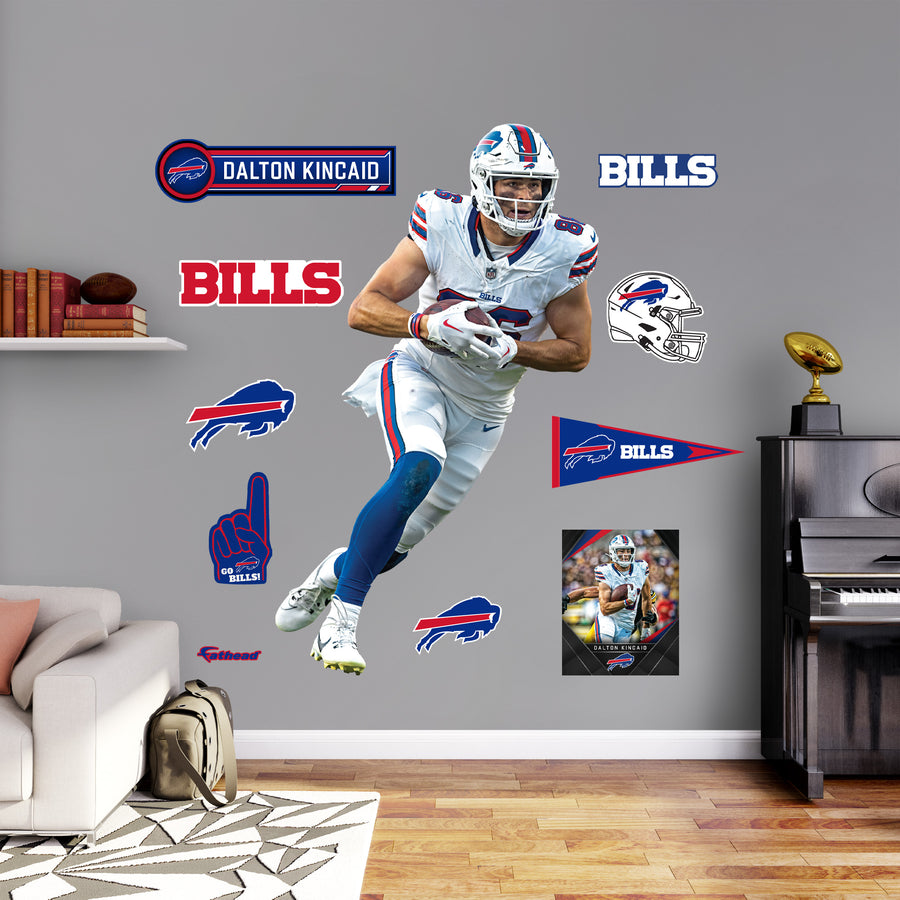 Dalton Kincaid - RealBig Collection - Official NFL - Buffalo Bills - Reusable Vinyl Wall Decals