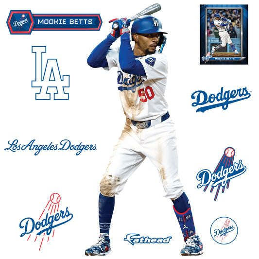 Life-Size Athlete +9 Decals  (36"W x 78"H) 