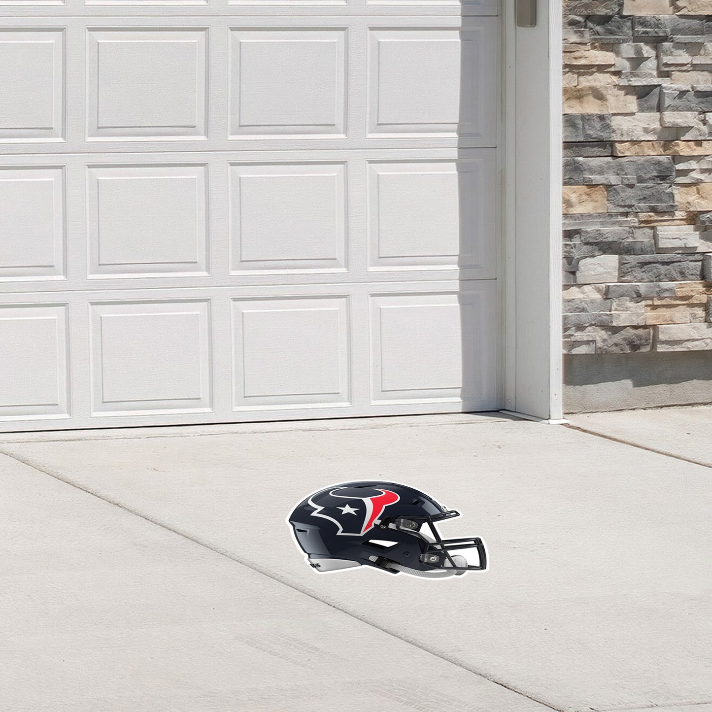 Houston Texans - Helmet - Outdoor Floor Decal - Official NFL - Scratch Resistant Alumigraphics Grip