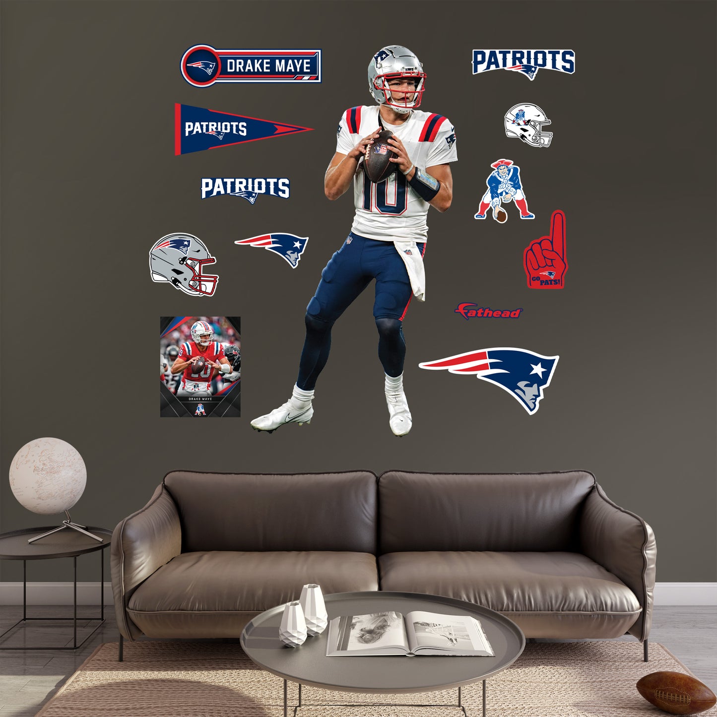 Life-Size Athlete +11 Decals  (41"W x 78"H) 