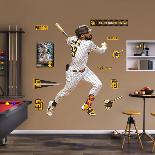 San Diego Padres: Fernando Tatís Jr.         - Officially Licensed MLB Removable     Adhesive Decal