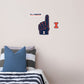 Illinois Fighting Illini - RealBig Foam Finger Collection - Official NCAA - Reusable Vinyl Wall Decals