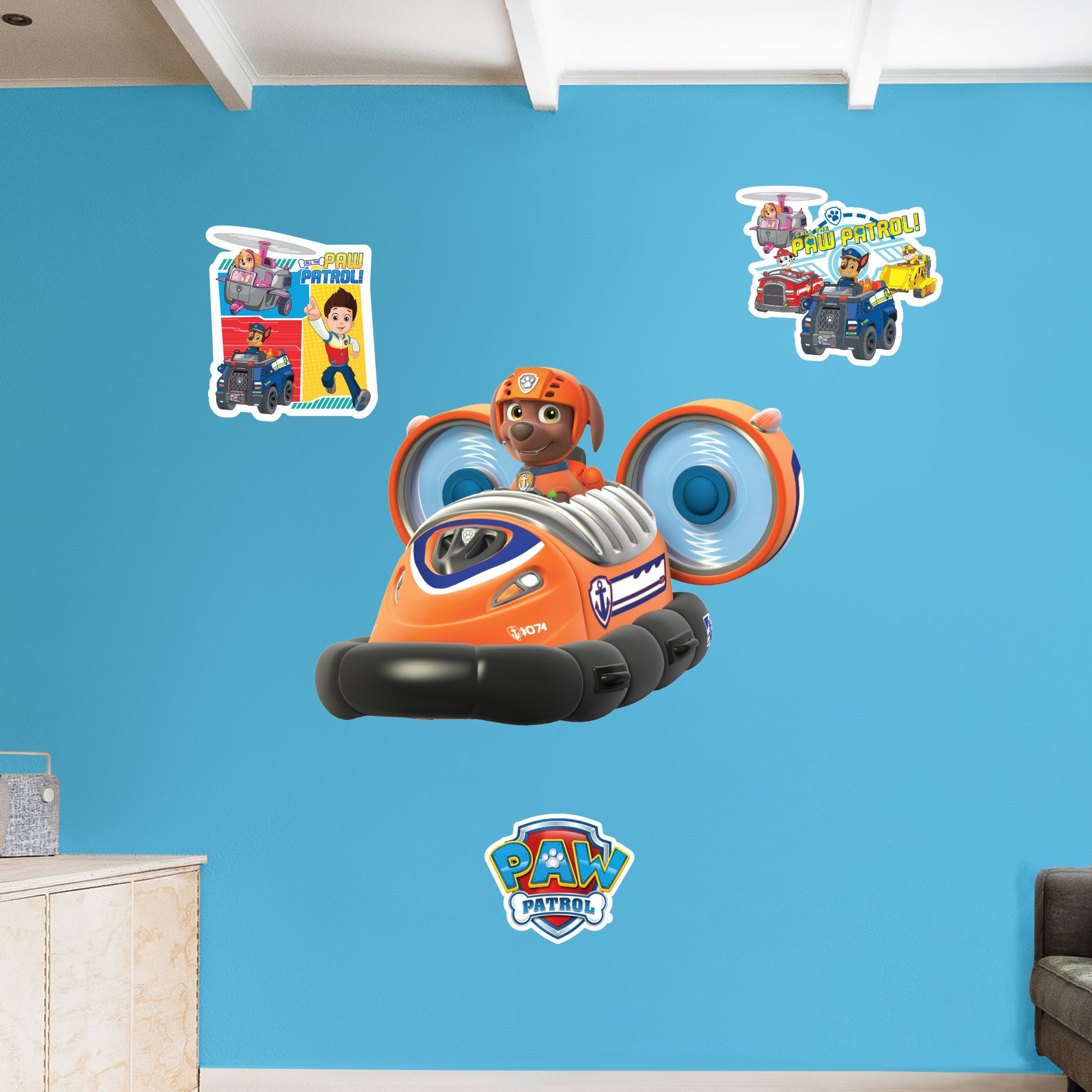 Giant Character +3 Decals  (44"W x 38"H) 