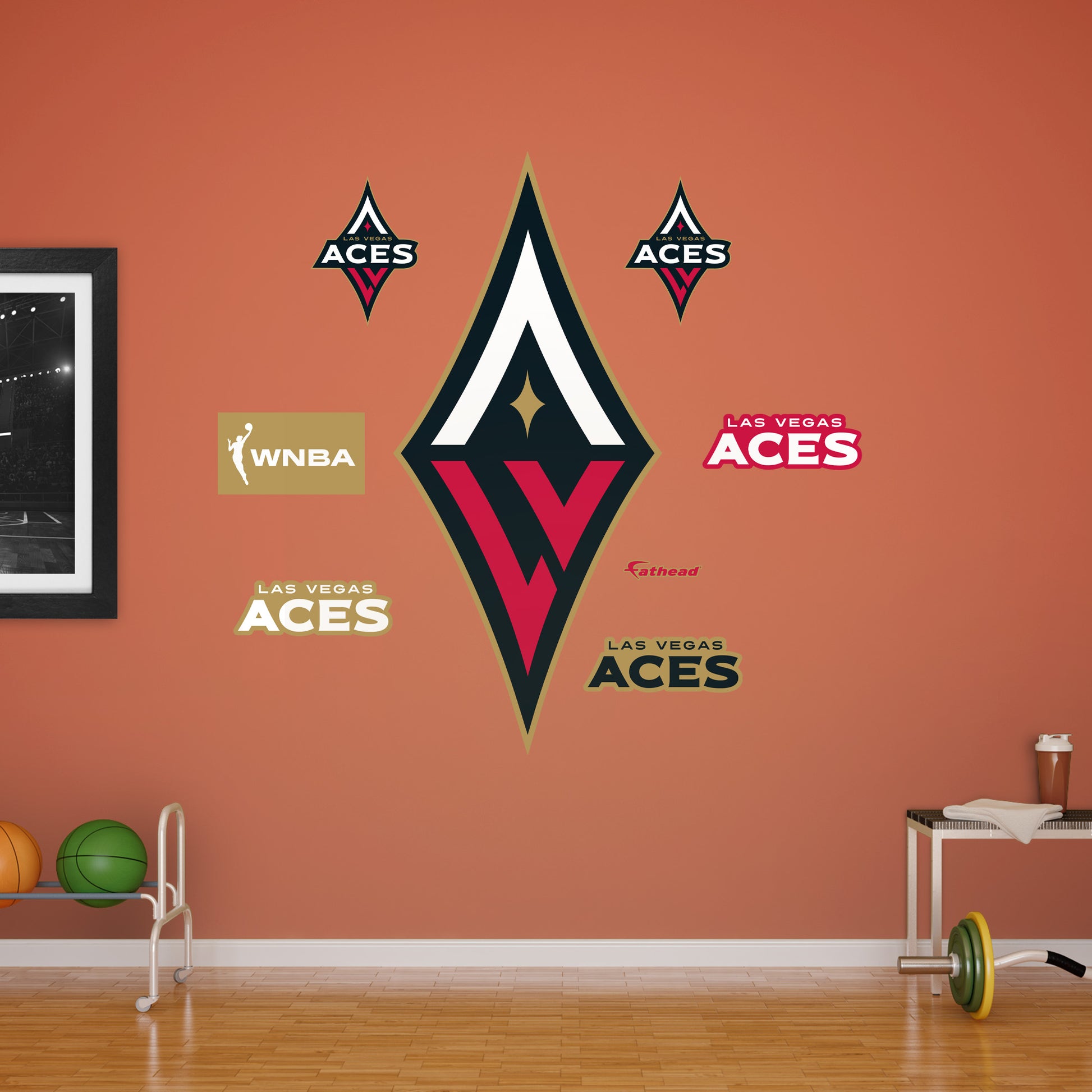 Las Vegas Aces: 2023 Logo - Officially Licensed WNBA Removable Adhesiv –  Fathead