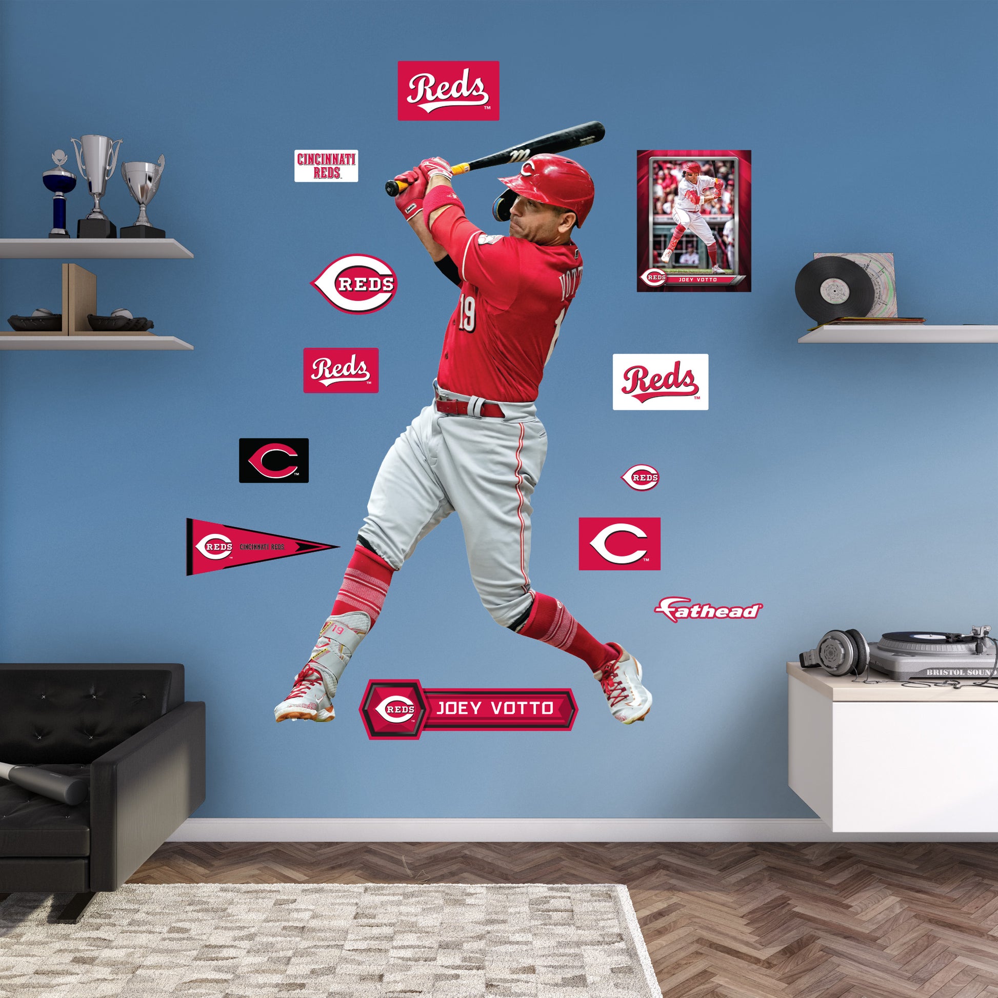 Trends International MLB Cincinnati Reds - Joey Votto 15 Wall Poster